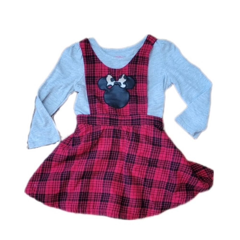 Minnie Mouse Gingham Red Dress and Top